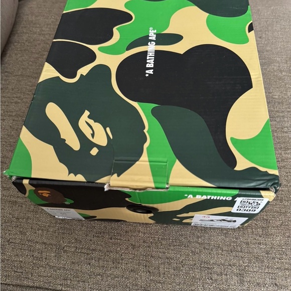 Bape Bapesta Black and White Sneakers - Picture 10 of 12